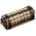 Pikkukuva 1 / 5: 2025 SBSGV Cryptex Da Vinci -koodi minilukko pulmapelit piilotetuilla lokeroilla Ystävänpäivälahjat, messinki Brass