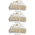 Miniatyrbillede 5 af 5: Vintertæppe Ultra-Blødt Dobbeltsidet Plys Komfort Ren Farve Maksimal Komfort Mikrofiber Super Varm Sofa Seng Kontor Lur Vintertæppe Grey M