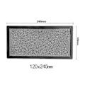 Pikkukuva 5 / 5: 12x24cm Magneettinen pölysuodatin pölytiivis PVC-verkkokansi suojus kotelo tietokoneen kotelon jäähdytystuulettimen lisävarusteille