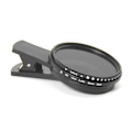 Miniatyrbillede 1 af 5: Telefon ND-filter ND2 til ND400 Clip-on Variabelt Neutral Density Filter