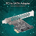 Pikkukuva 4 / 5: PCIe Express - SATA3.0 2-Port SATA III 6G -laajennuskortti