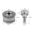 Miniatyrbild 2 av 5: Dubbelväxlad Filamentdrivväxel för K1/K1C/Ender3 V3 Extruder Växel