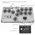Miniatyrbild 1 av 5: RP2040 Fighting Keyboard+12PCS Keycap C