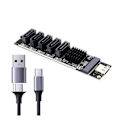 Pikkukuva 1 / 5: TYPE-C - SATA3.0 5 portin adapterikortti