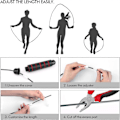 Miniatyrbillede 4 af 5: Sjippetov Speed Rope Sjippetov Voksne Justerbar Længde