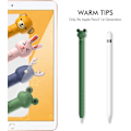 Pikkukuva 2 / 5: Kotelo Apple Pencil 1. sukupolvelle, söpö sarjakuva pehmeä silikonisuojuslisävaruste, yhteensopiva Apple Pencil 1. sukupolven kanssa