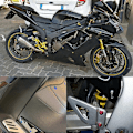 Miniatyrbild 3 av 5: Motorcykelskruvar Muttrar Kit för YZF R1 R6 R3 2004-2008 (Röd)