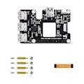 Miniatyrbild 2 av 5: PCIe till USB 3.2 Gen1 HAT+Expansionskort för 5 PCIe till USB HUB 4 Höghastighets USB Drivrutinsfri Plug a
