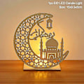 Pikkukuva 3 / 3: Eid Mubarak -riipus LED-valoilla kotiin, islamilainen Eid R Kareem -koriste Style 7