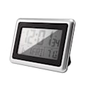 Miniatyrbild 2 av 5: Atomisk Digital Väggklocka LCD-Display Utan Bakgrundsbelysning (Silver)