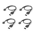 Miniatyrbillede 2 af 5: 4 stk. RGB-forlængerkabel til RGB-blæser, PC LED-strip