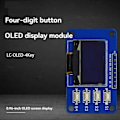 Miniatyrbild 5 av 5: 0,96 tums OLED-displaymodul 12864 Skärmmodul med matris