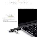 Pikkukuva 5 / 5: 3-in-1 kortinlukija OTG-toiminnolla, tukee USB 2.0 / Type C, musta