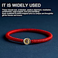 Miniatyrbild 2 av 4: Handgjort vävt snöre armband | Justerbart unisex vänskapsband för män kvinnor rött rep armband-Style4