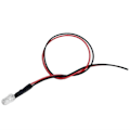 Miniatyrbillede 2 af 5: 100 stk. lot 20 cm prækablet 5 mm LED-lys lampe pære prækablet emitterende E