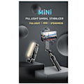 Miniatyrbillede 3 af 5: Håndholdt Gimbal Stabilisator Bluetooth Selfie Stick Holder Hvid