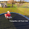 Miniatyrbillede 3 af 5: Trampolinstang Skumærmer, Trampolin Beskyttelsesærmer Orange