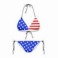 Miniatyrbillede 1 af 3: Strandsæt Kvinder USA Trekantet Badedragt G-streng Bøjle Kvinder Badetøj Badedragt Bikini Piger Strand Bikini
