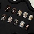 Miniatyrbild 4 av 5: Mirad Devil's Flower Nagelstickers 3D Relief Style 1
