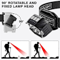 Miniatyrbild 2 av 5: USB Uppladdningsbar Utomhuscykling Vandring Nattfiske Sensor
