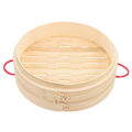 Pikkukuva 1 / 4: Bambu-höyrystin Höyrytetyt sämpylät Höyrystinkori Dumpling-höyrystin Höyrykori Bambu-dumpling-höyrystin