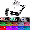 Miniatyrbild 1 av 5: Bluetooth-styrd RGBW Flerfärgs LED DRL Board Light Kit