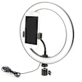 Miniatyrbillede 5 af 5: USB Ring Light Videokonferencelys til Zoom-opkald/fjernarbejde/livestreaming med 3 lystilstande og 10 lysstyrkeniveauer