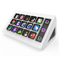 Miniatyrbild 5 av 5: För StreamDeck Tangentbord LCD 15 Tangenter Innehållsskapande Kontroller (Vit)