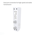 Miniatyrbillede 4 af 5: For Slim 6-i-1 USB 2.0 HUB Dataoverførselsforlænger, Hvid