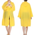 Miniatyrbild 2 av 2: UNIQUEBELLA Regnrock EVA Rese Transparent Regnponcho Regntillbehör för Män och Kvinnor Regnkläder Regnkappa Regnjacka Vattentät för Vandring Cykling