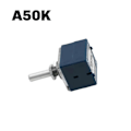 Miniatyrbild 3 av 5: RK27 Potentiometer 25mm Knopp A50K