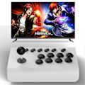 Pikkukuva 1 / 5: Joystick-ohjain, 3-tilan yhteys PS4/PS3/Xbox One/Switch -konsoleille (valkoinen/musta)