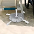 Miniatyrbillede 2 af 5: Foldbar parasolfod til udendørs brug, hvid
