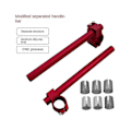 Miniatyrbild 2 av 5: Universal 275mm Motorcykelstyre Justerbart Clip-On Gaffel Separat Styre Universal Inom 3