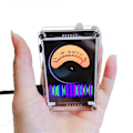 Miniatyrbild 3 av 5: Klocka Musik Spektrum VU Meter 2.4 tum Digital Rytm Analysator