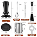 Miniatyrbild 4 av 5: 22 st Espresso Tillbehör Kaffe Espresso Tamper Set 51mm