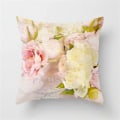 Miniatyrbillede 2 af 5: Rose Pæon Blomst Pudebetræk Pudevar Hjem Have Sofa Dekoration 2