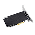 Miniatyrbild 4 av 5: 4-portars PCIE POE nätverkskort Gigabit industriell Ethernet-omvandlare