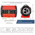 Miniatyrbillede 4 af 5: HIFI Bluetooth-højttaler 3D-stereo til 18-20V lithiumbatteri
