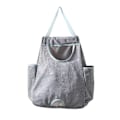 Miniatyrbillede 1 af 5: Hængende Opbevaringspose Åndbar Pladsbesparende Polyester Vægophængt Affaldspose Organizer Køkkenartikler Grey B