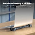 Miniatyrbild 5 av 5: 10 i 1 USB C Hub Multiport Adapter Portabel Dongel 4K PD