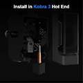 Miniatyrbild 4 av 5: 4stk Bimetall Heatbreak Uppgradering Hals för 3 Halsar för 3 Hotend 3D-skrivartillbehör