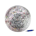 Miniatyrbillede 1 af 5: 16/24 tommer Elastisk Oppustelig Bold Vandtæt PVC Behageligt Interaktivt Legetøj Skinnende Konfetti Bold til Sommer Multicolor 24Inch