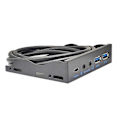 Miniatyrbillede 3 af 5: USB frontpanel til PC USB3.2 Gen2 10Gbps Type C + 19Pin USB3.0 Hub