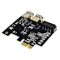 Miniatyrbild 1 av 5: PCIe Riser-kort PCI-E 1X till 16X 1 till 4 USB 3.0 Riser för BTC Mining Molex 4 Pin 1 till 4 PCI-E Expres