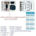 Pikkukuva 5 / 5: LD3080SA 20W DC 3.5-30V Jännitteenalennus HB LED-ohjainmoduuli 910MA