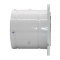Miniatyrbild 3 av 3: 4 tums frånluftsfläkt väggmonterad ventilation för kök toalett badrum (vit)