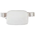 Miniatyrbild 4 av 5: KXJ-Bältesväska för Kvinnor Trendiga Magväskor Crossbody Väska Midjeväska för Vandring Promenader Cykling Resor Off-white