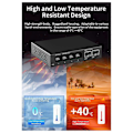 Miniatyrbild 1 av 5: 2.5Gb Switch 4 Port 2.5G Ohanterad Nätverksswitch med 2 Port EU-KONTAKT