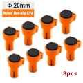 Miniatyrbillede 2 af 5: 8 stk. Arbejdsbord Tapholder Bruges til 20 mm Hul Skrivebordsclips